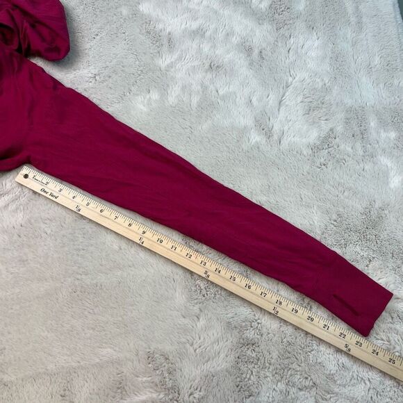 LULULEMON In Flux Jacket Womens 4 Cranberry Pink Dance Studio Reversible Hooded - Picture 9 of 11